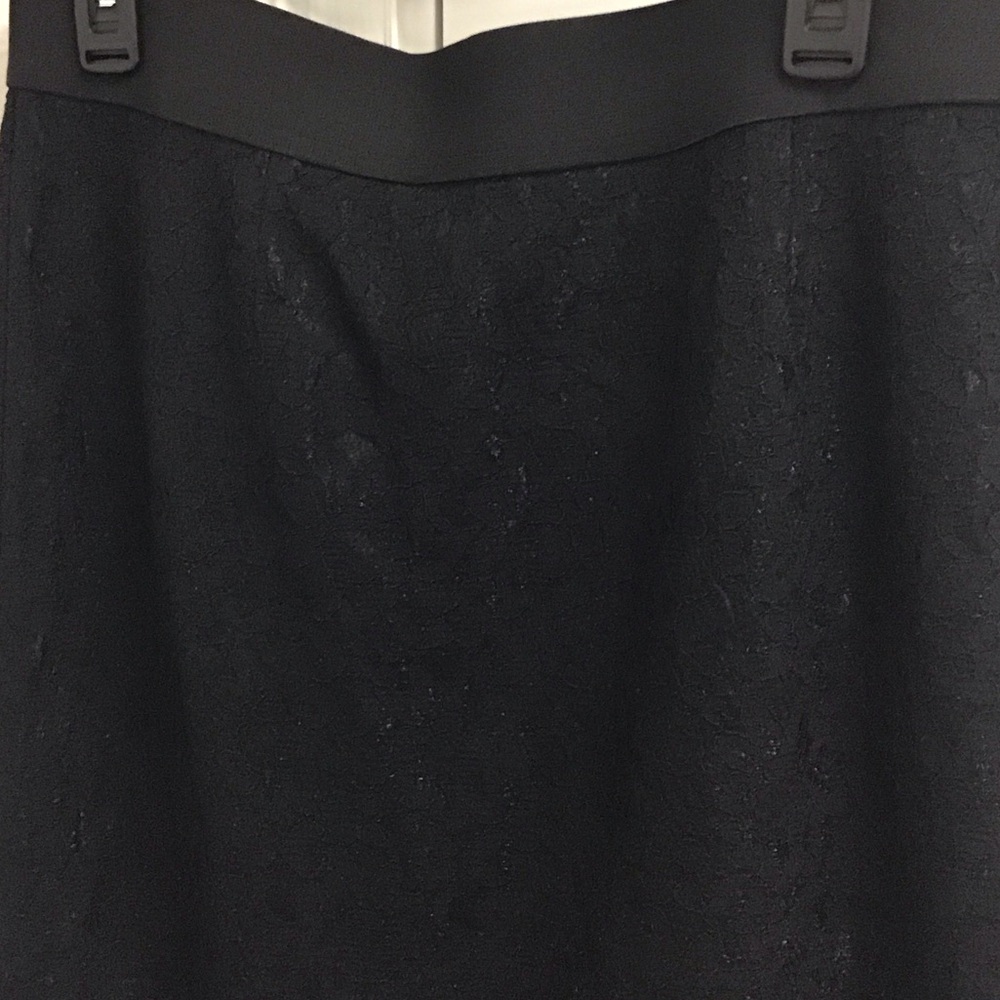 Alfani Black Textured A-Line Skirt